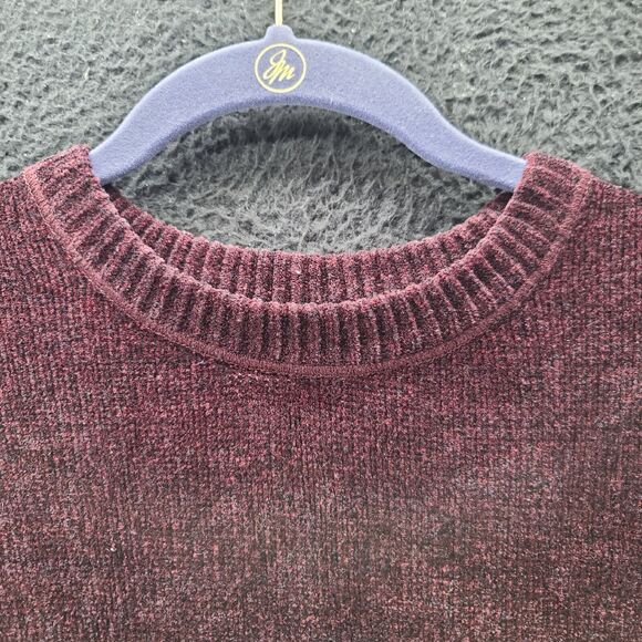 Perry Ellis Womens Sweater Purple Size Large Acrylic Blend Pullover Long Sleeve - Picture 9 of 16